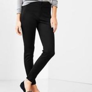 Gap Ponte Pants Black Medium